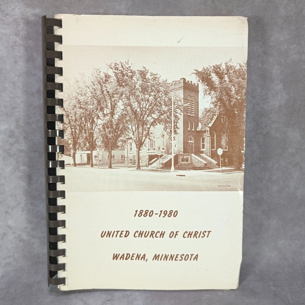 Vintage 1980 Wadena Minnesota United Church of Christ Cookbook Newspaper Clippin